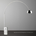 Moderne dekorieren Nachttischlampen LED-Lichtlampe Marmorsockel Arc Standing Floor Lamp